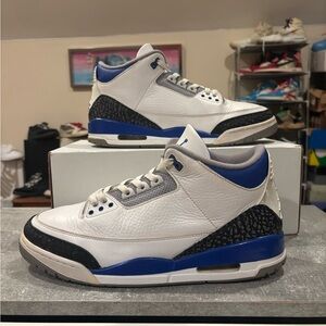 Jordan 3 racer blue size 11.5